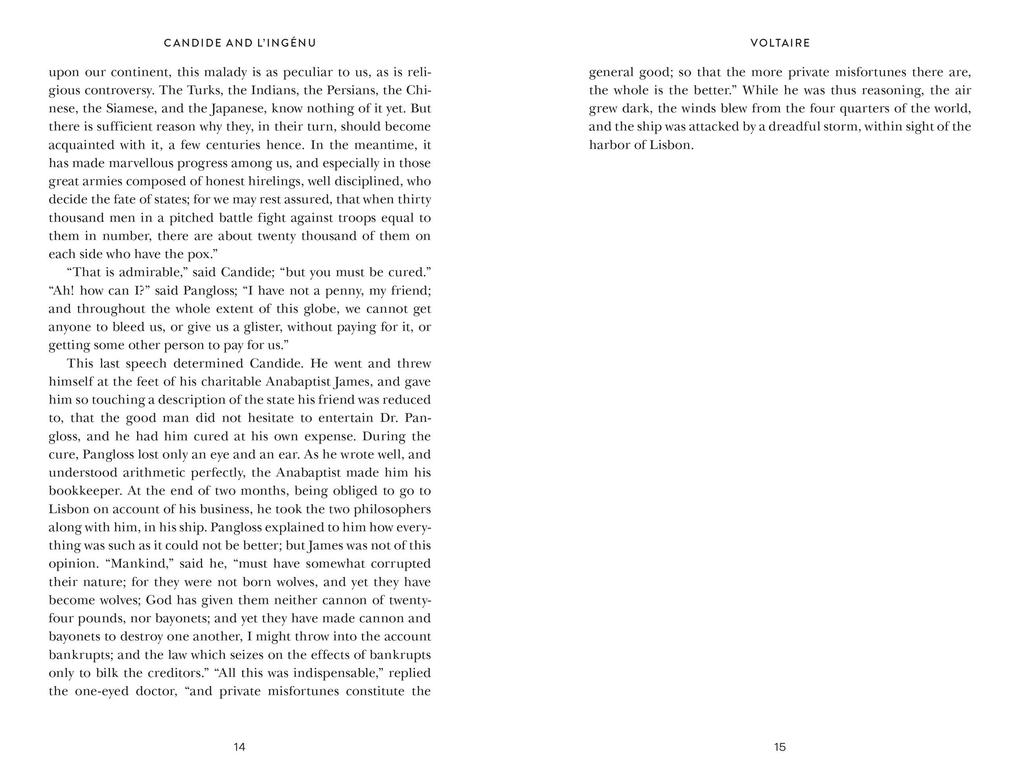 Weitere Ansicht: Candide and l'Ingénu | Voltaire