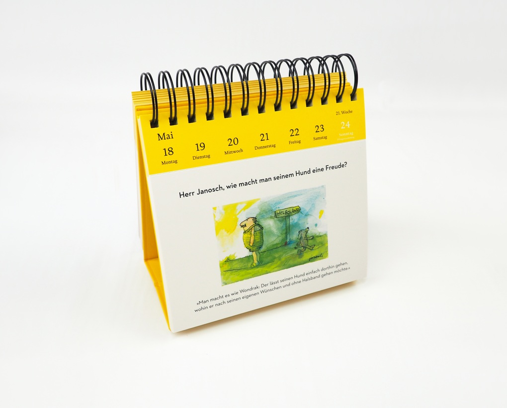 Weitere Ansicht: Wondrak für alle Lebenslagen. Postkartenkalender 2026 | Janosch