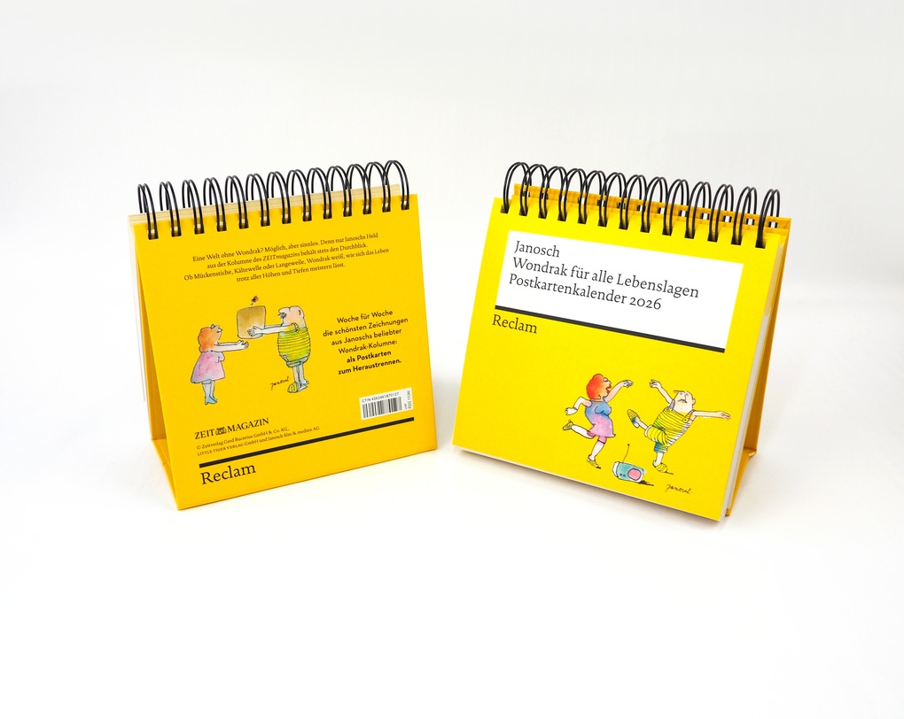 Weitere Ansicht: Wondrak für alle Lebenslagen. Postkartenkalender 2026 | Janosch
