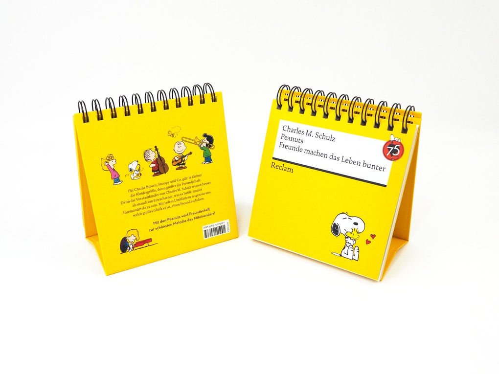 Weitere Ansicht: Peanuts. Freunde machen das Leben bunter (Tischaufsteller) | Charles M. Schulz