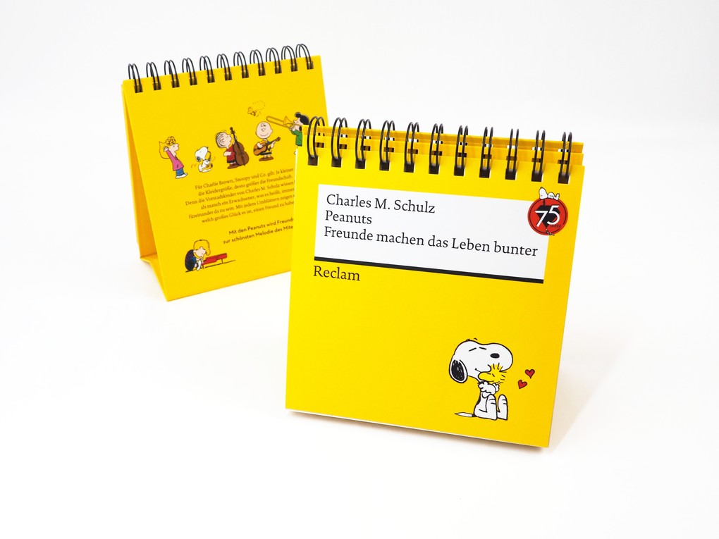 Weitere Ansicht: Peanuts. Freunde machen das Leben bunter (Tischaufsteller) | Charles M. Schulz