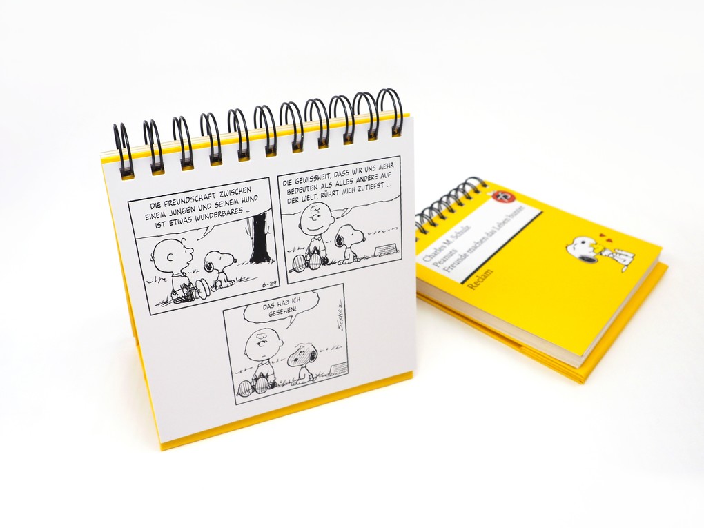 Weitere Ansicht: Peanuts. Freunde machen das Leben bunter (Tischaufsteller) | Charles M. Schulz