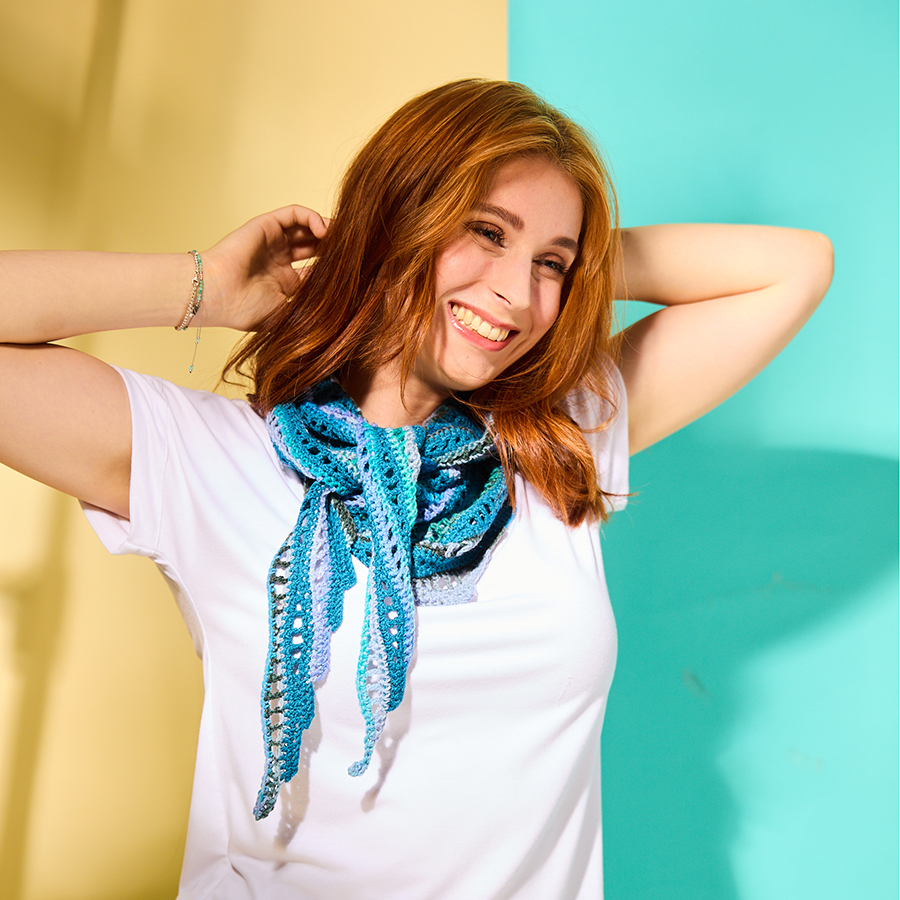 Weitere Ansicht: Luftig leichte Mini-Tücher häkeln | Veronika Hug