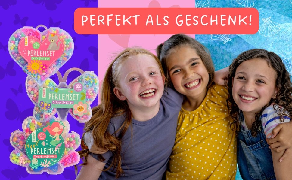 Weitere Ansicht: Perlenset Schmetterling | frechverlag
