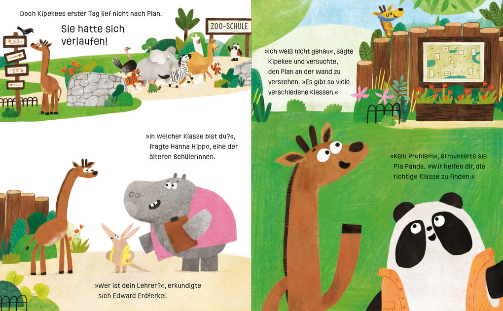 Weitere Ansicht: Die Giraffe ohne Flecken | Peter Millet