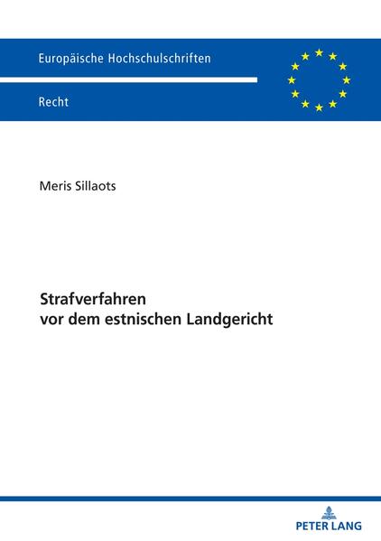 Produktbild: Strafverfahren vor dem estnischen Landgericht | Meris Sillaots