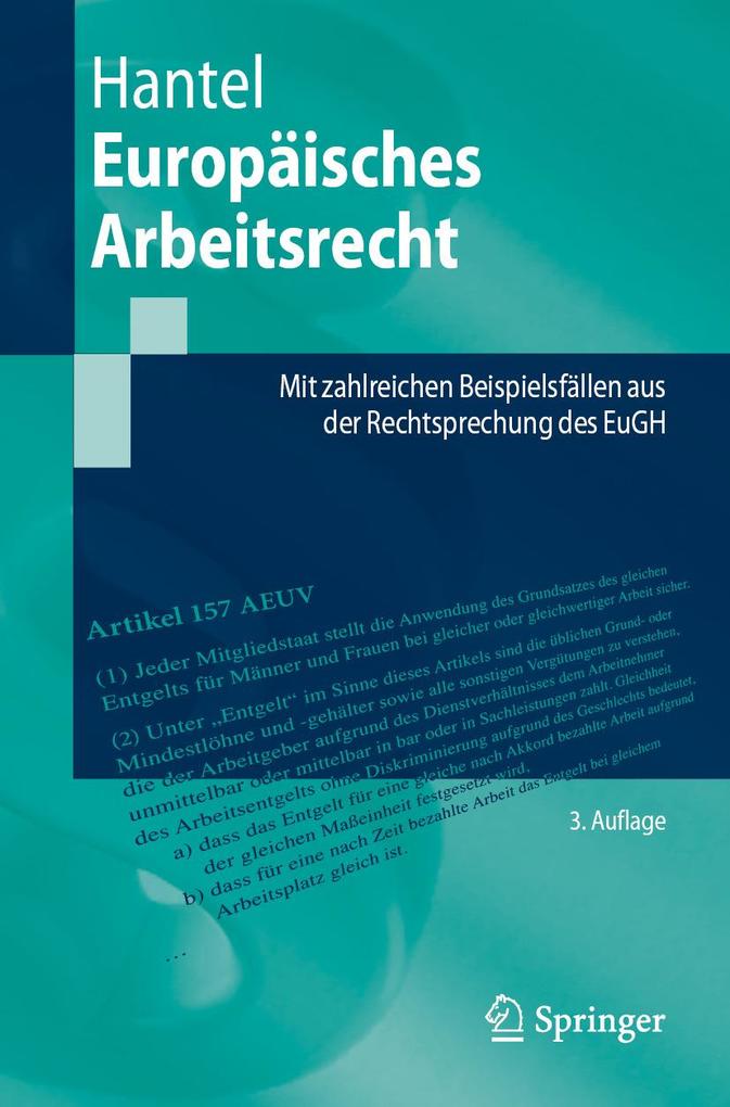 Produktbild: Europäisches Arbeitsrecht | Peter Hantel