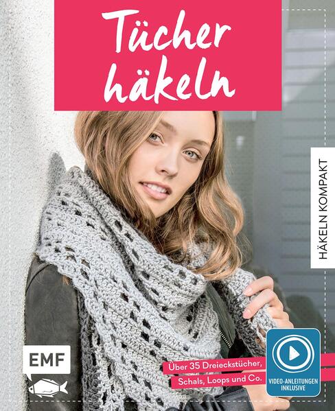 Produktbild: Häkeln kompakt - Tücher häkeln. Mit Video-Anleitungen zu allen Grundtechniken