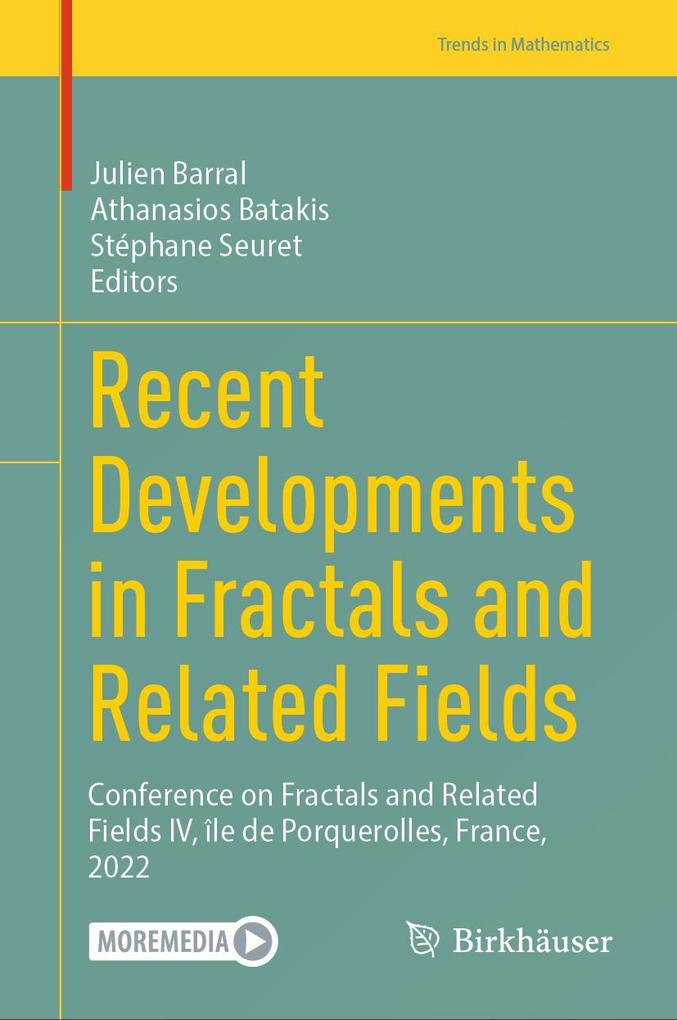 Produktbild: Recent Developments in Fractals and Related Fields