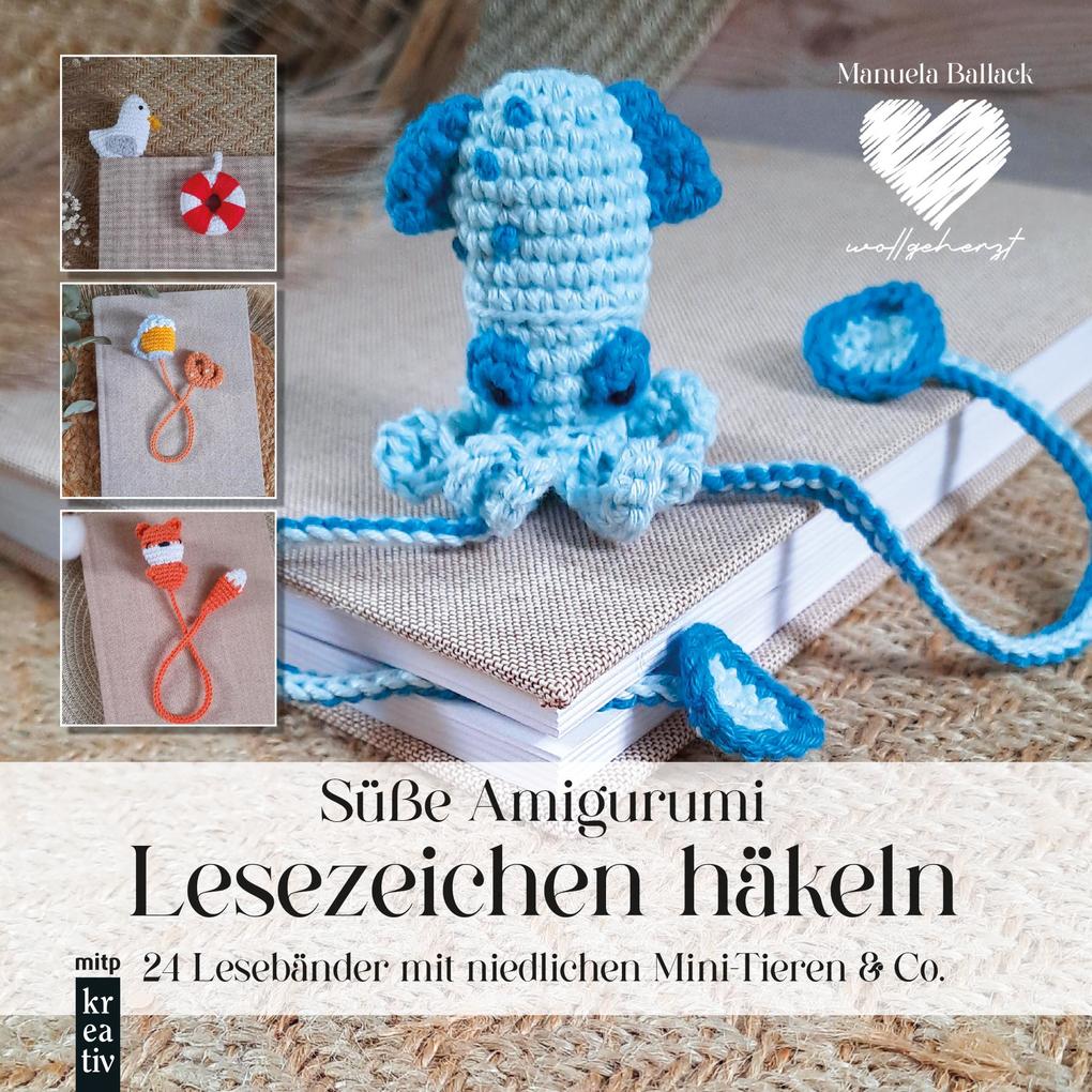 Produktbild: Süße Amigurumi Lesezeichen häkeln | Manuela Ballack