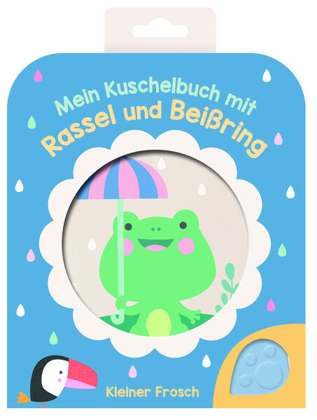 Produktbild: Mein Kuschelbuch mit Rassel und Beißring - Kleiner Frosch