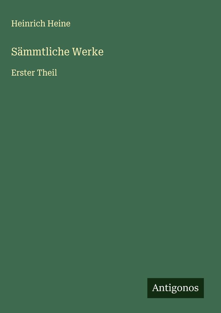 Produktbild: Sämmtliche Werke | Heinrich Heine
