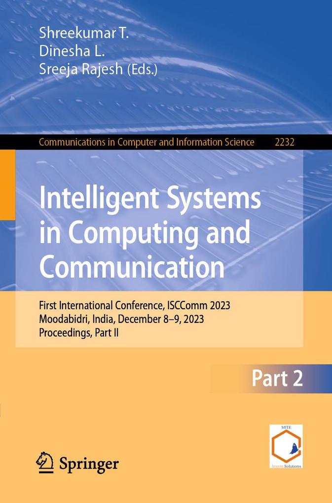 Produktbild: Intelligent Systems in Computing and Communication