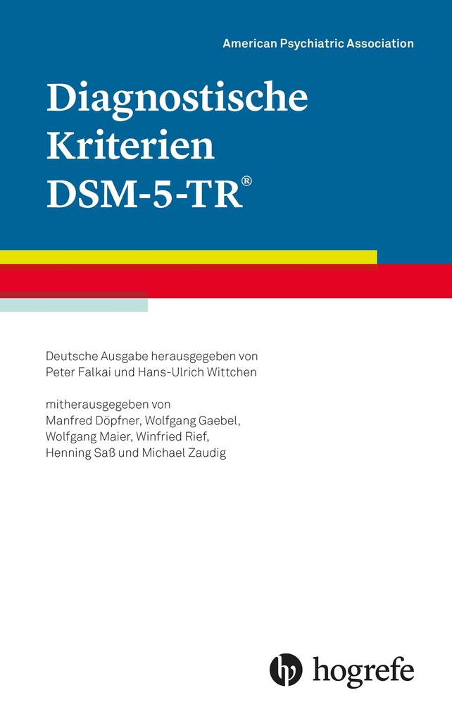 Produktbild: Diagnostische Kriterien DSM-5-TR® | American Psychiatric Association - APA