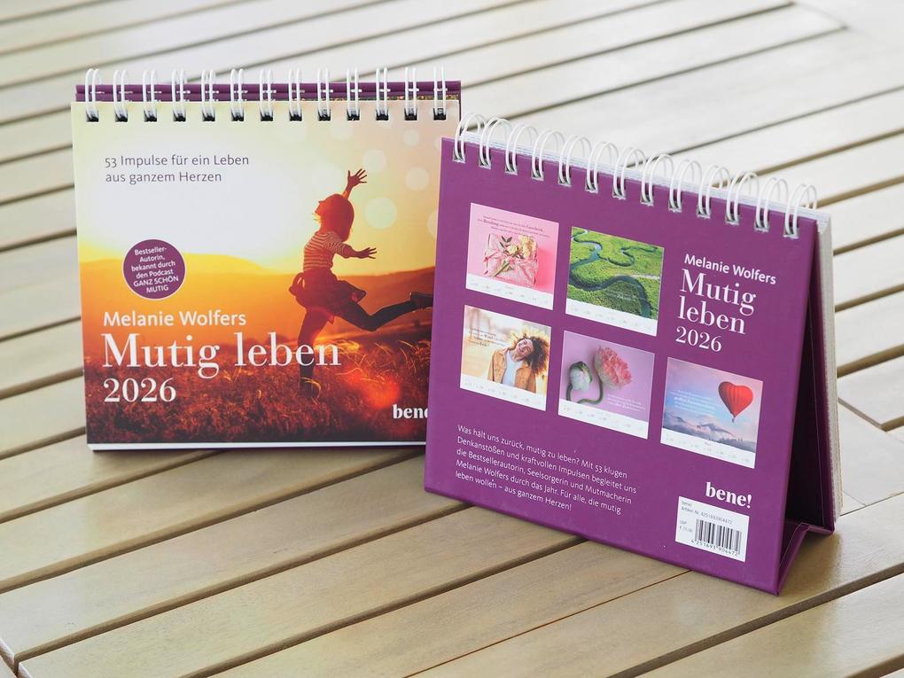 Weitere Ansicht: Wochenkalender 2026: Mutig leben | Melanie Wolfers