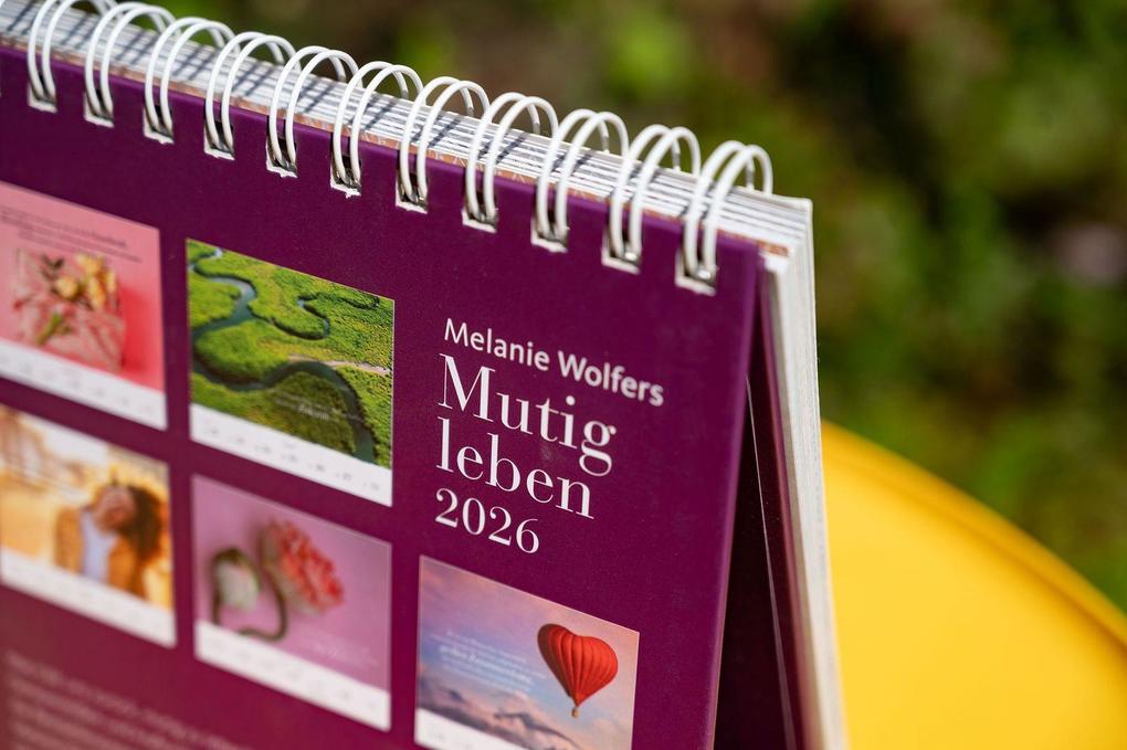 Weitere Ansicht: Wochenkalender 2026: Mutig leben | Melanie Wolfers