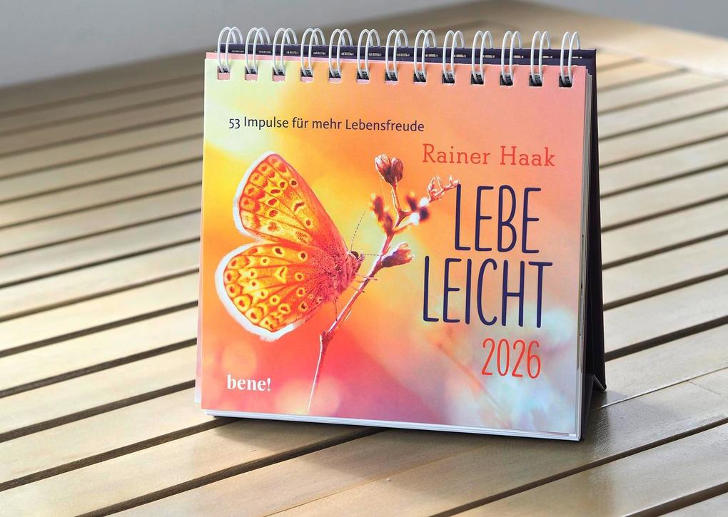 Weitere Ansicht: Wochenkalender 2026: Lebe leicht | Rainer Haak