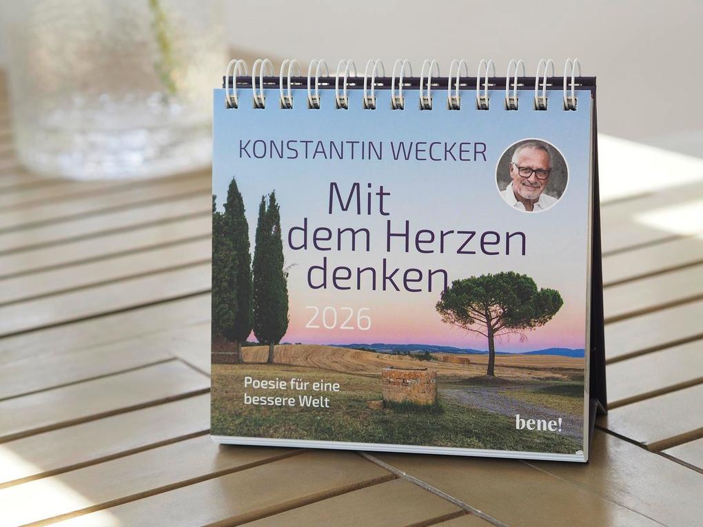Weitere Ansicht: Wochenkalender 2026: Mit dem Herzen denken | Konstantin Wecker