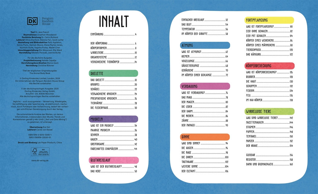 Weitere Ansicht: Anatomie der Tiere | Jess French
