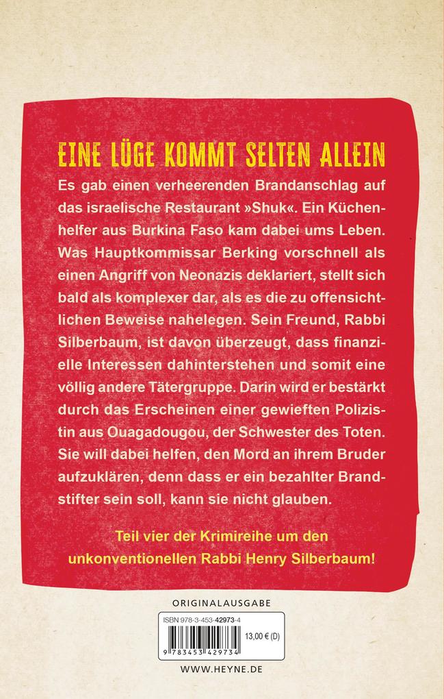 Weitere Ansicht: Der Rabbi und der Kommissar: Du sollst nicht lügen | Michel Bergmann
