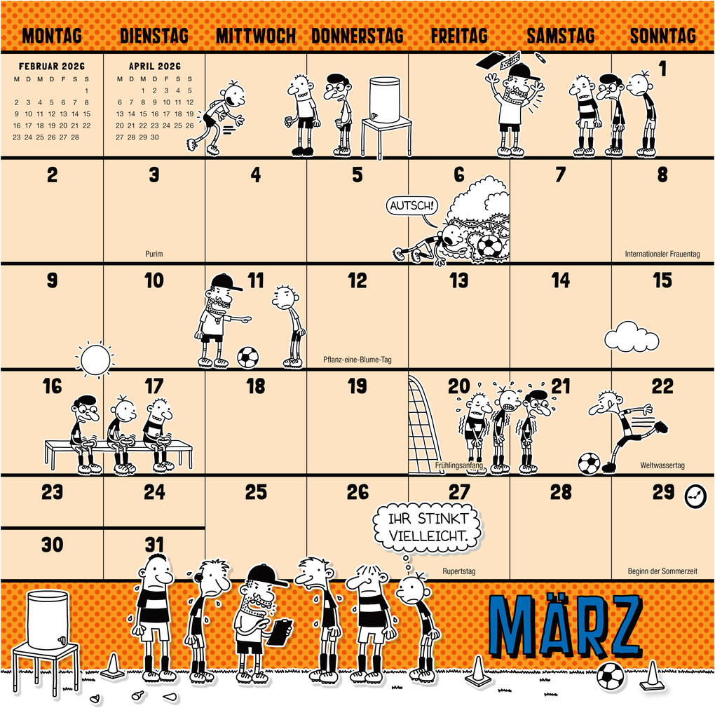 Weitere Ansicht: Gregs Kalender 2026 | Jeff Kinney