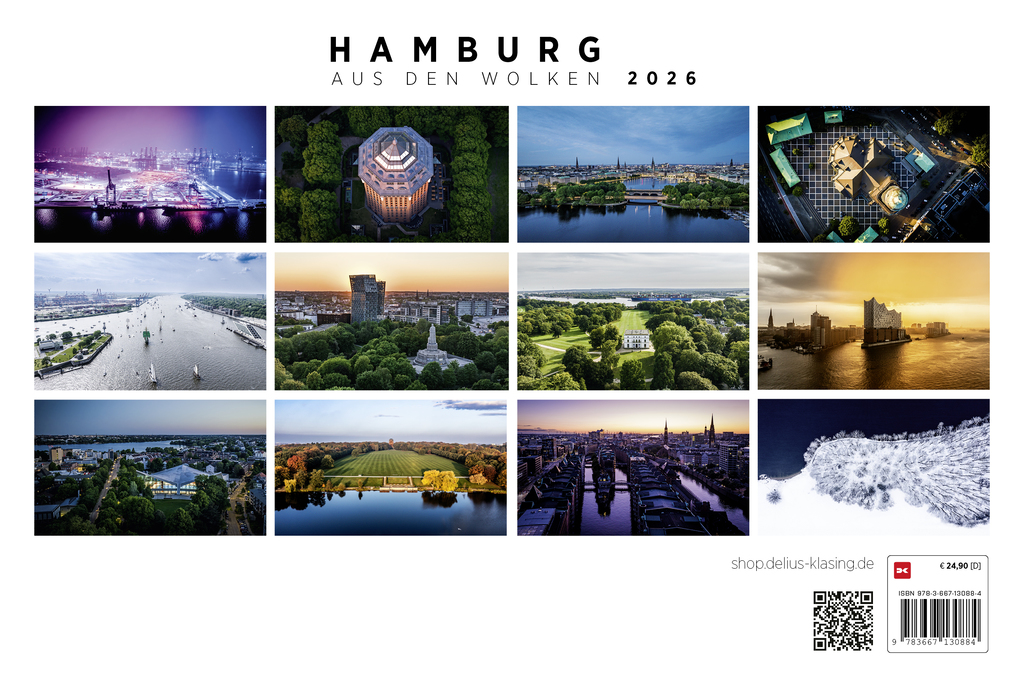 Weitere Ansicht: Hamburg - aus den Wolken 2026