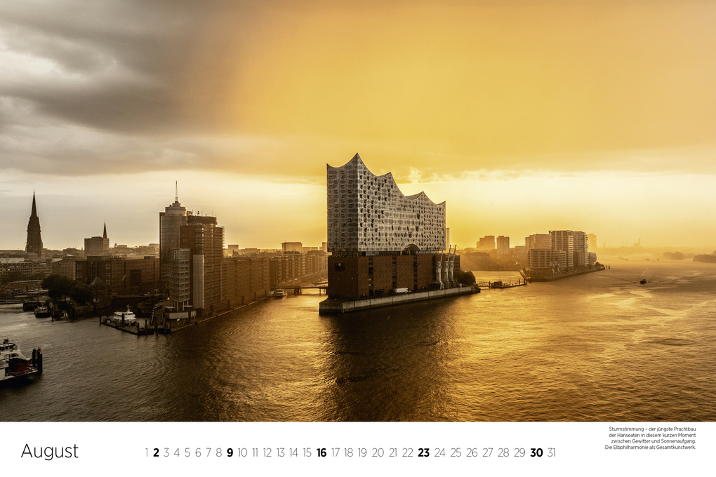 Weitere Ansicht: Hamburg - aus den Wolken 2026