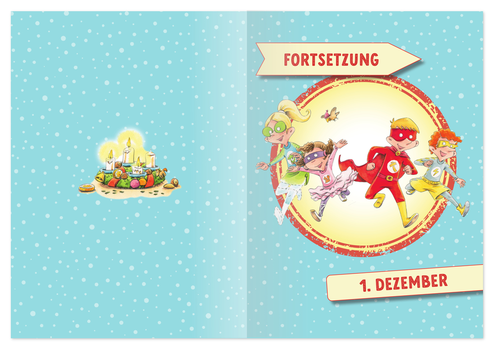 Weitere Ansicht: Die vier Superhelden lösen den Weihnachtsfall | Kristin Lückel