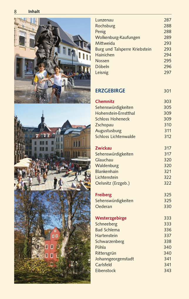 Weitere Ansicht: TRESCHER Reiseführer Sachsen | Bernd Wurlitzer, Kerstin Sucher