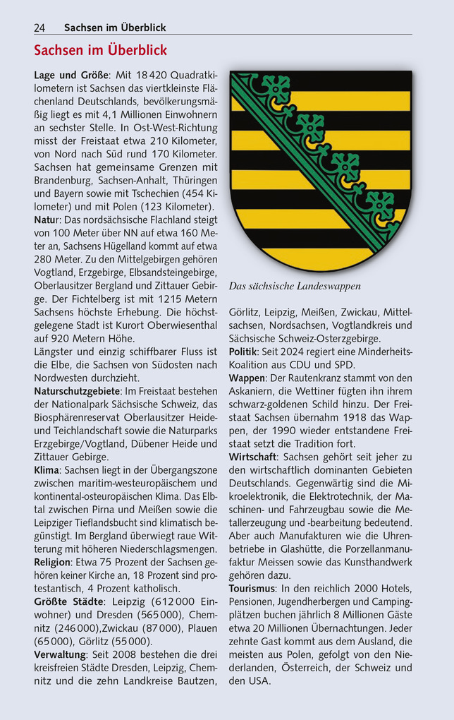 Weitere Ansicht: TRESCHER Reiseführer Sachsen | Bernd Wurlitzer, Kerstin Sucher