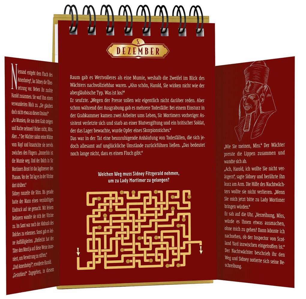 Weitere Ansicht: Miss Fitzgerald ermittelt: Der Fluch des Pharao | Michael Hamannt