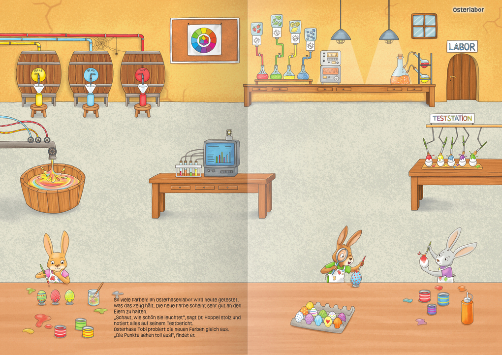 Weitere Ansicht: Mein Stickeralbum Ostern | Klara Kamlah