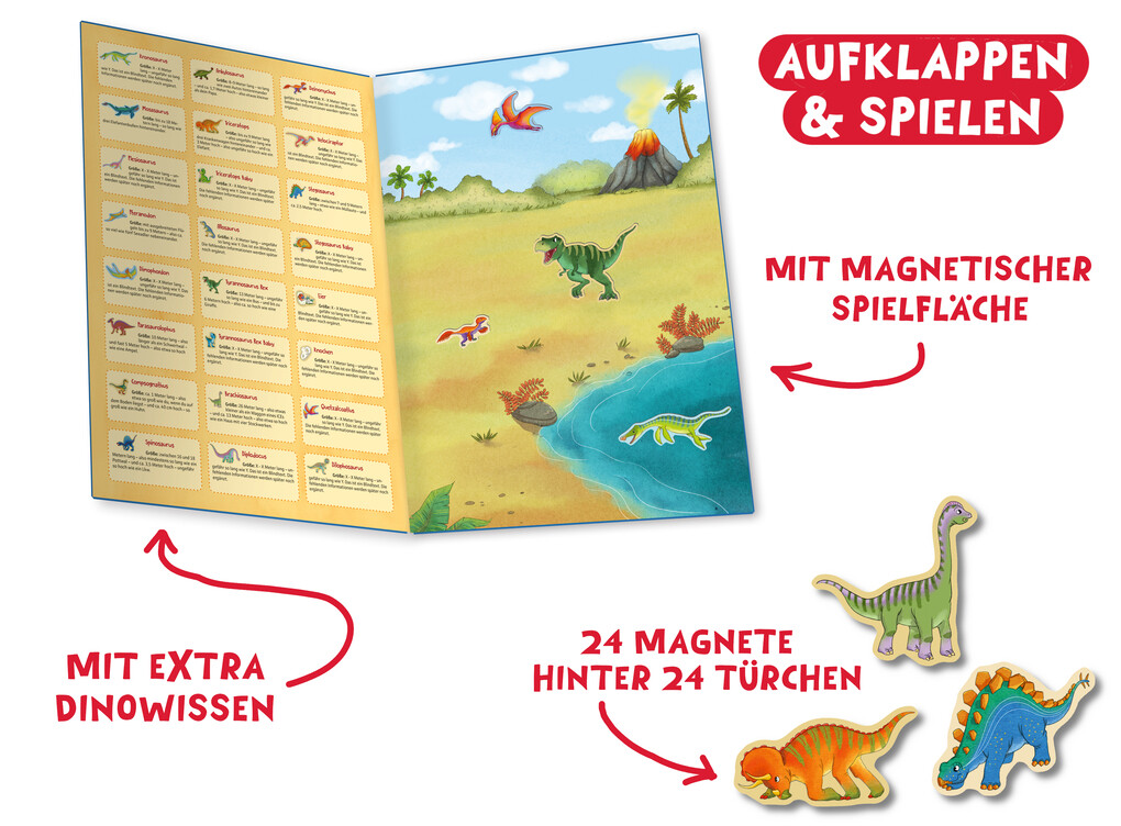 Weitere Ansicht: Dino-Magnet-Adventskalender | Lückel Kristin