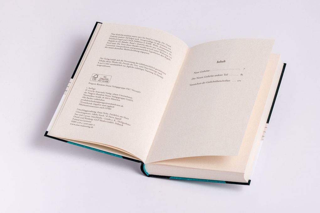 Weitere Ansicht: Rilke - Neue Gedichte Teil I und II | Rainer Maria Rilke