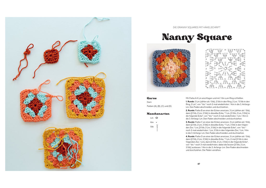 Weitere Ansicht: Poppige Granny Squares - echt kultig häkeln | Francoise Vauzeilles