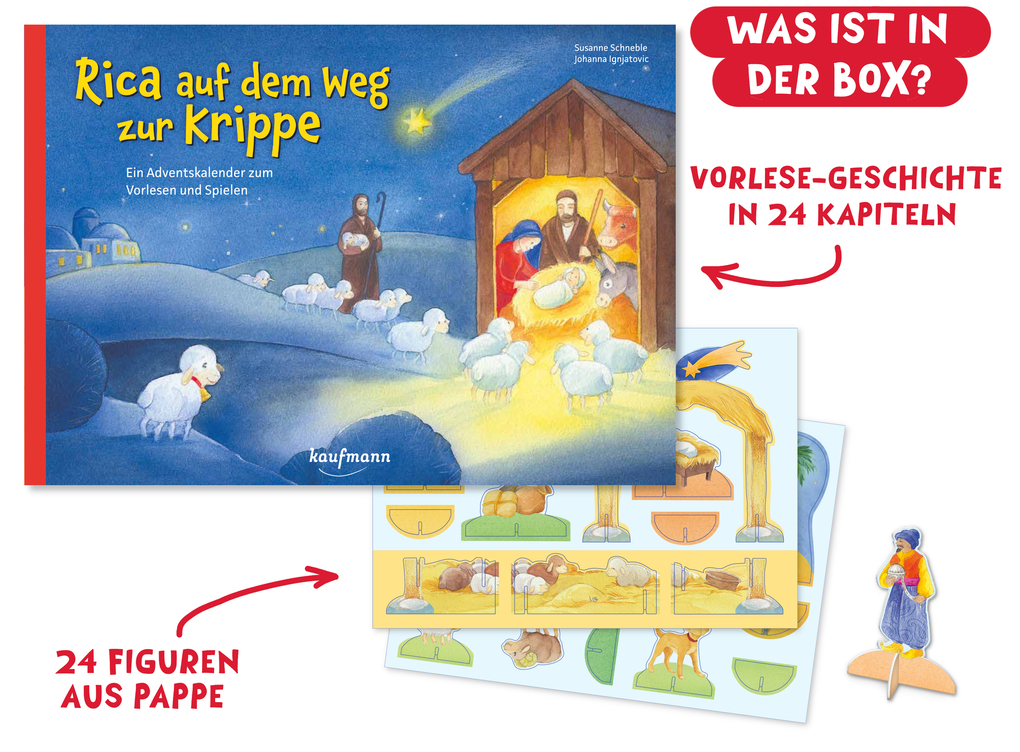 Weitere Ansicht: Rica auf dem Weg zur Krippe | Susanne Schneble