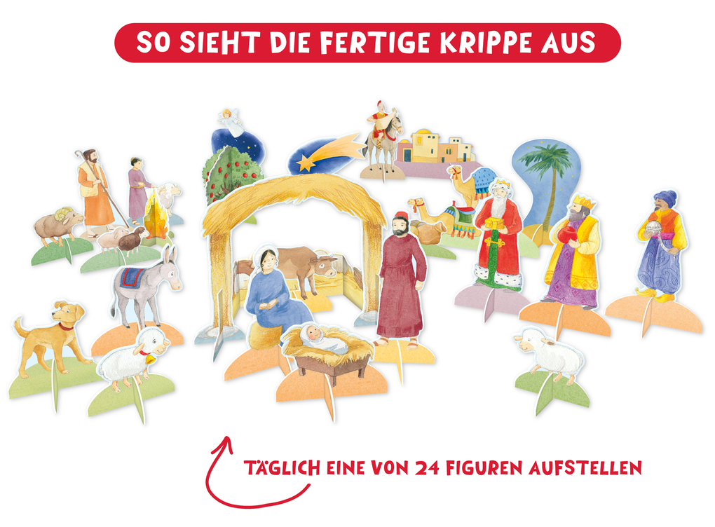 Weitere Ansicht: Rica auf dem Weg zur Krippe | Susanne Schneble