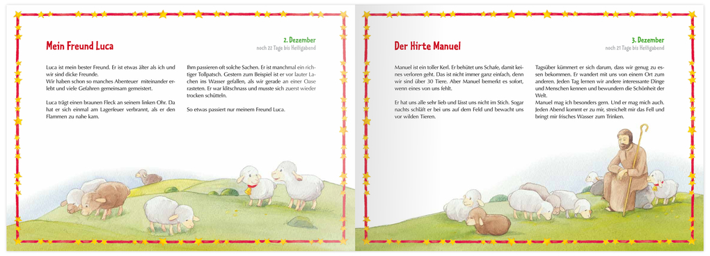 Weitere Ansicht: Rica auf dem Weg zur Krippe | Susanne Schneble