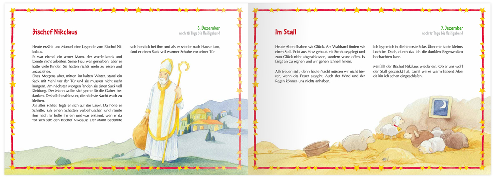 Weitere Ansicht: Rica auf dem Weg zur Krippe | Susanne Schneble