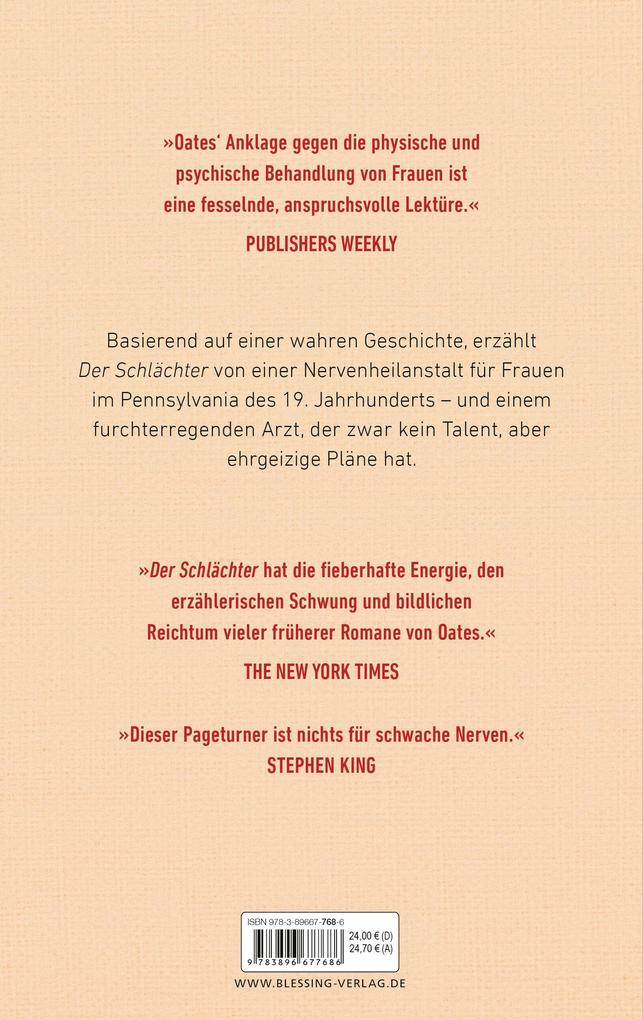 Weitere Ansicht: Der Schlächter | Joyce Carol Oates