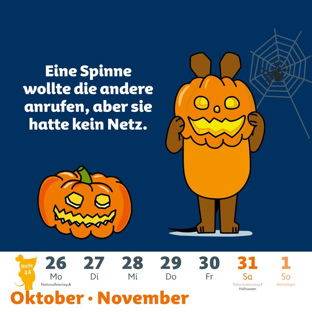 Weitere Ansicht: Der Kalender mit der Maus - Postkartenkalender 2026 | Lappan Verlag