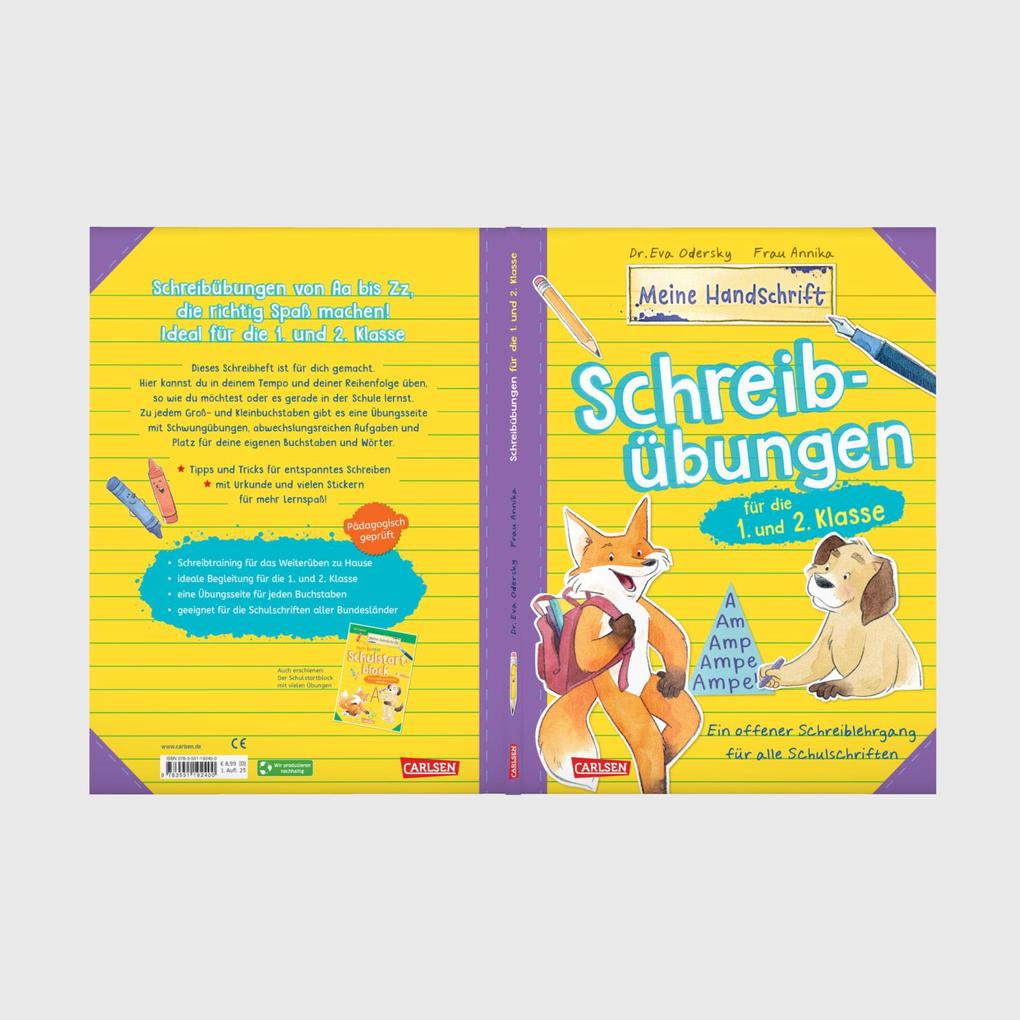 Weitere Ansicht: Schreibübungen für die 1. und 2. Klasse | Eva Odersky