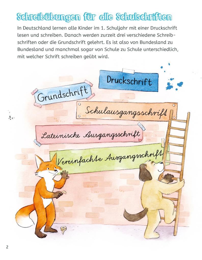 Weitere Ansicht: Schreibübungen für die 1. und 2. Klasse | Eva Odersky