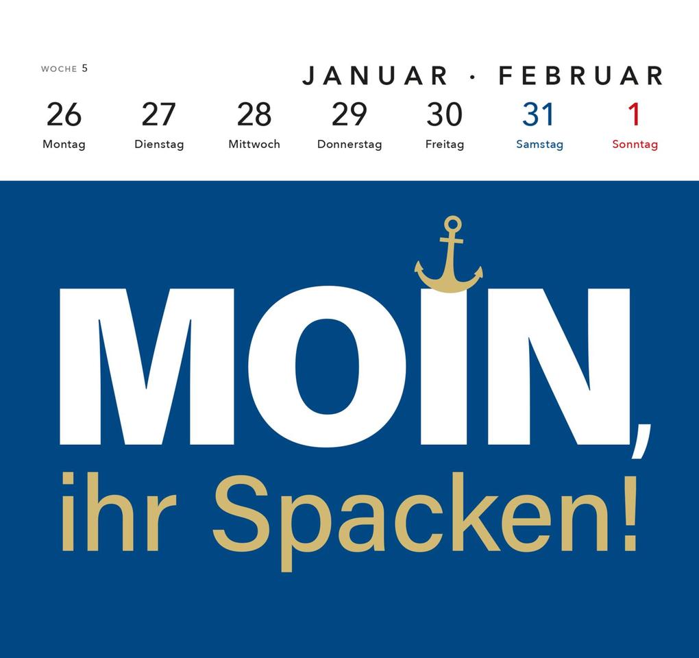 Weitere Ansicht: MOIN Postkartenkalender 2026