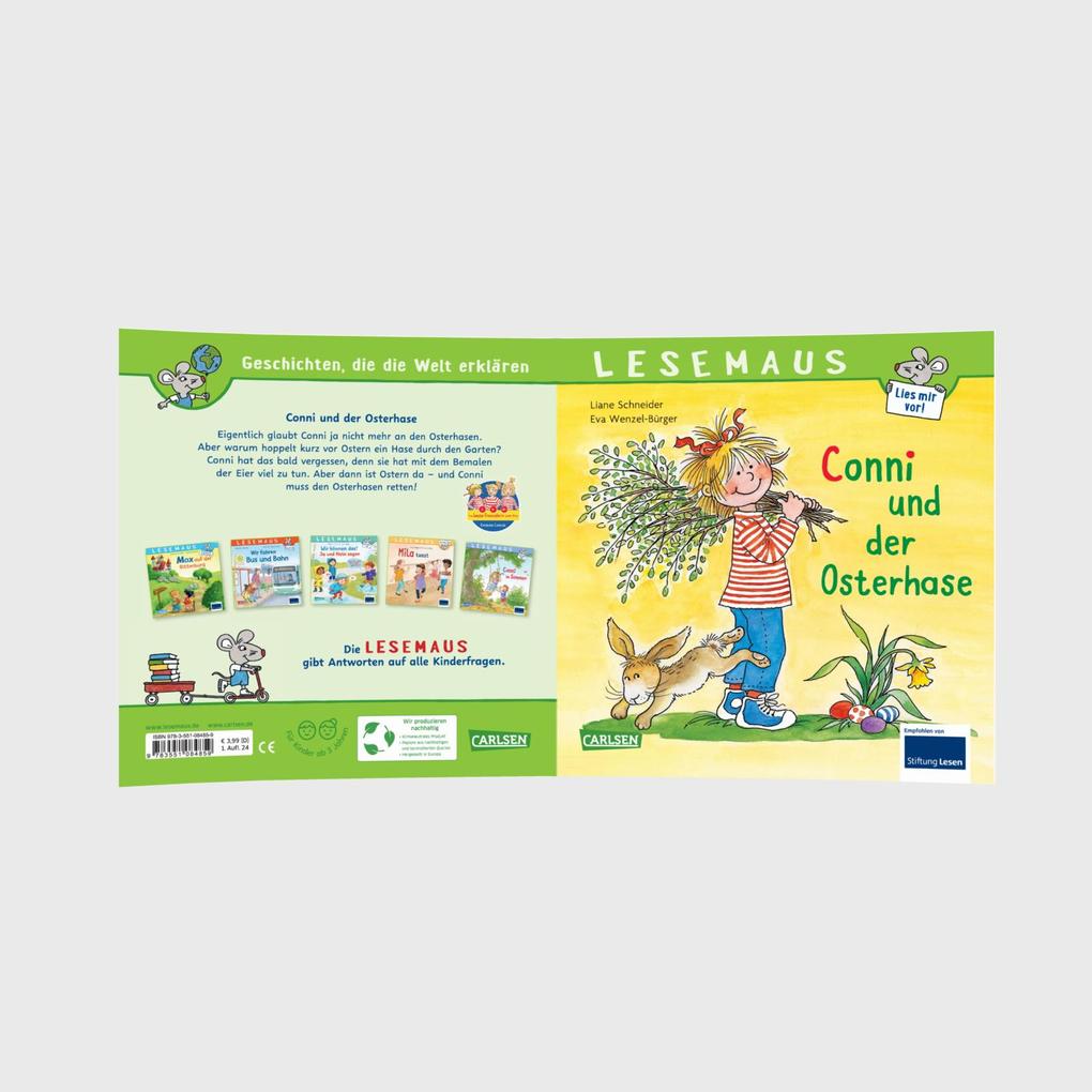 Weitere Ansicht: LESEMAUS 77: Conni und der Osterhase | Liane Schneider