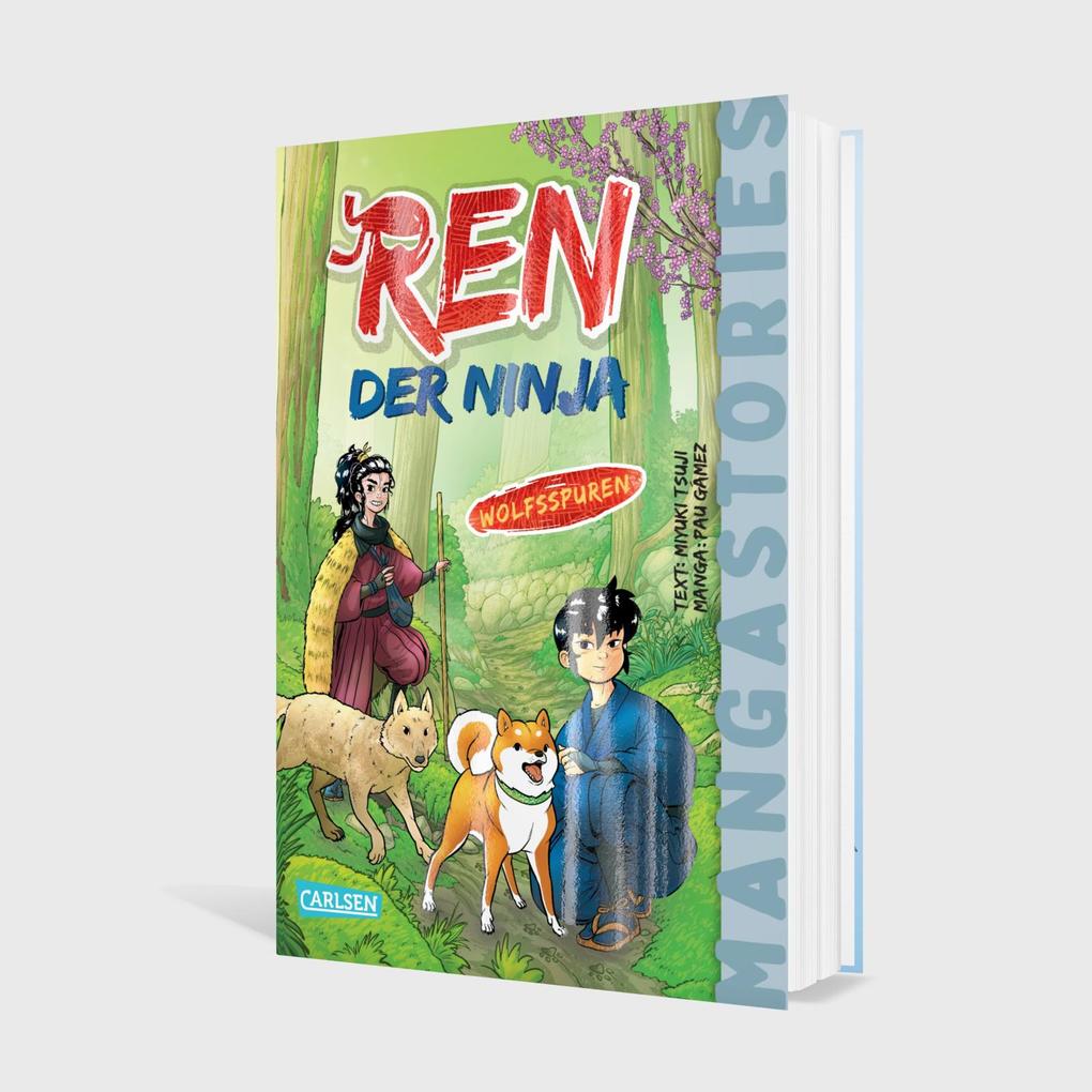 Weitere Ansicht: Ren, der Ninja Band 4 - Wolfsspuren | Miyuki Tsuji