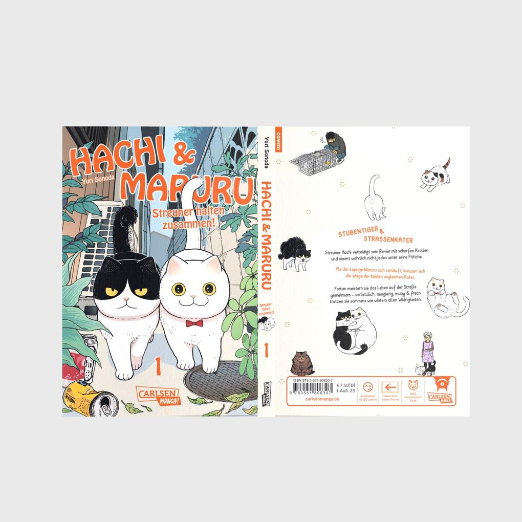 Weitere Ansicht: Hachi & Maruru - Streuner halten zusammen! 1 | Yuri Sonoda
