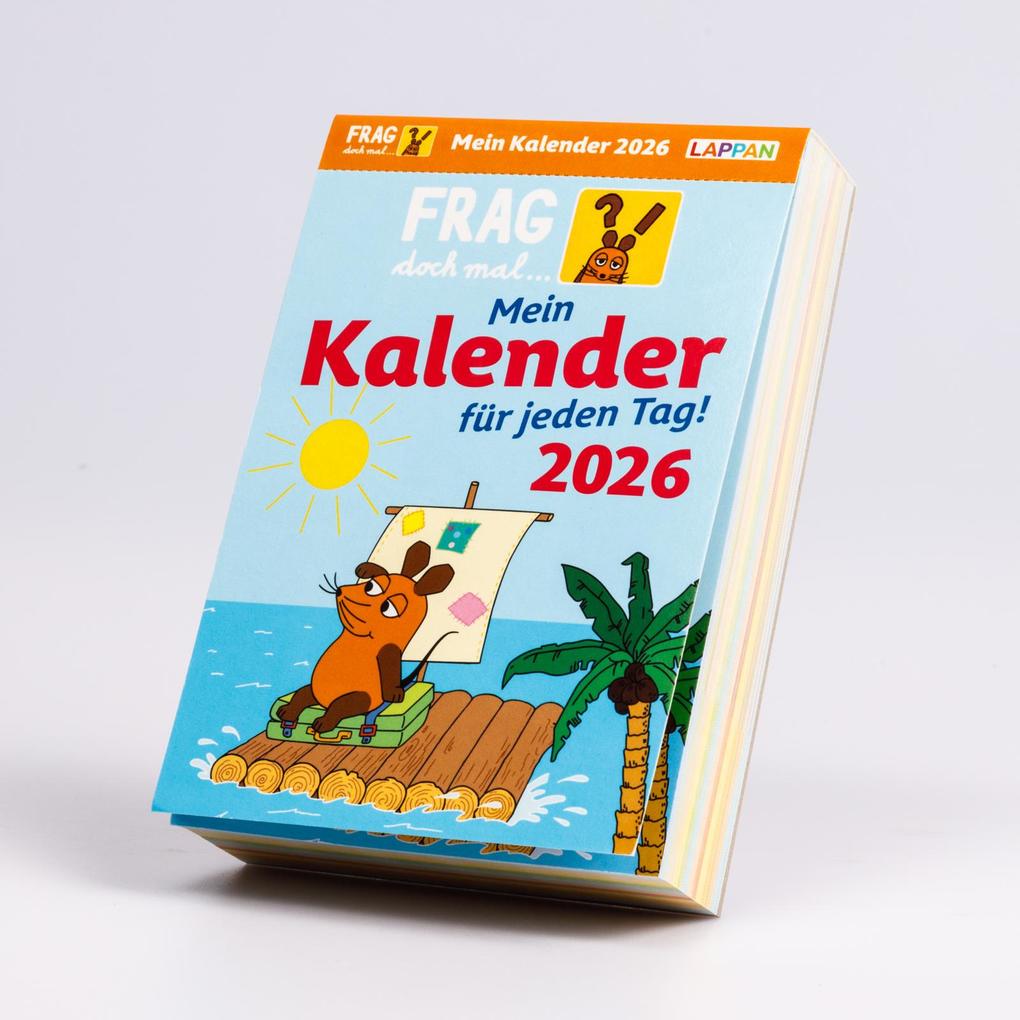 Weitere Ansicht: Frag doch mal ... die Maus: Tageskalender 2026 - Mein Kalender für jeden Tag! | Hannah Flessner
