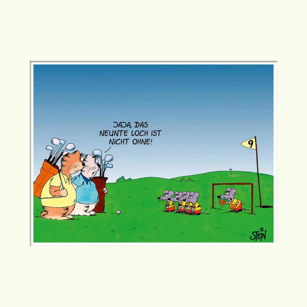 Weitere Ansicht: Uli Stein: Freizeit & Beruf: Auf dem Golfplatz! | Uli Stein