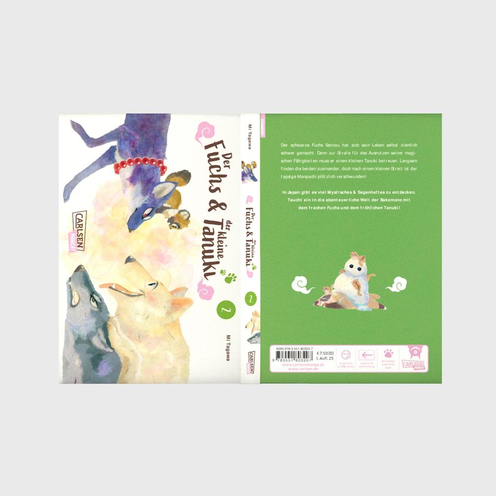 Weitere Ansicht: Der Fuchs und der kleine Tanuki 2 | Mi Tagawa
